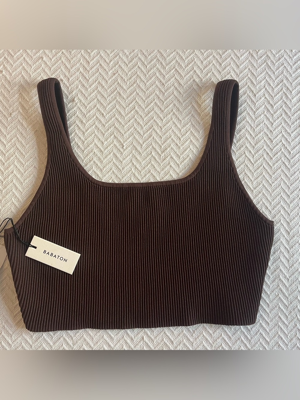 Babaton Sculpt Knit Crop Tank